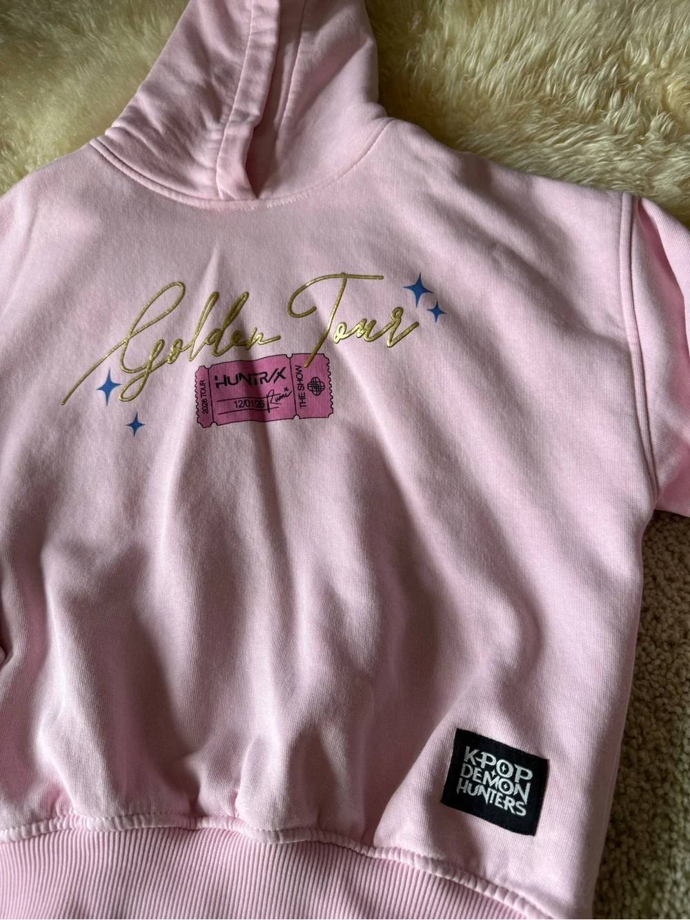 Zara Girls KPop Demon Hunters Golden Tour Hoodie 6/7 - Picture 2 of 4